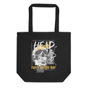 Head at War - Skeleton Grunge Eco Tote Bag