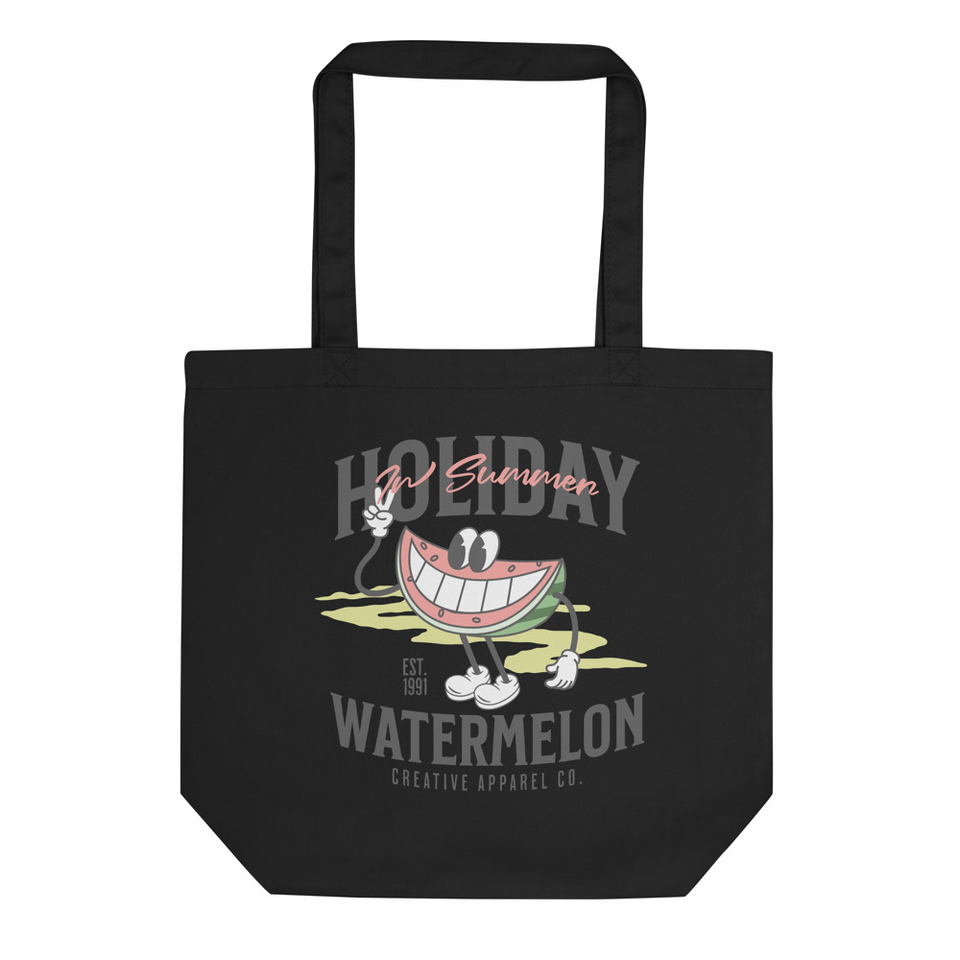 Holiday with Watermelon Eco Tote Bag