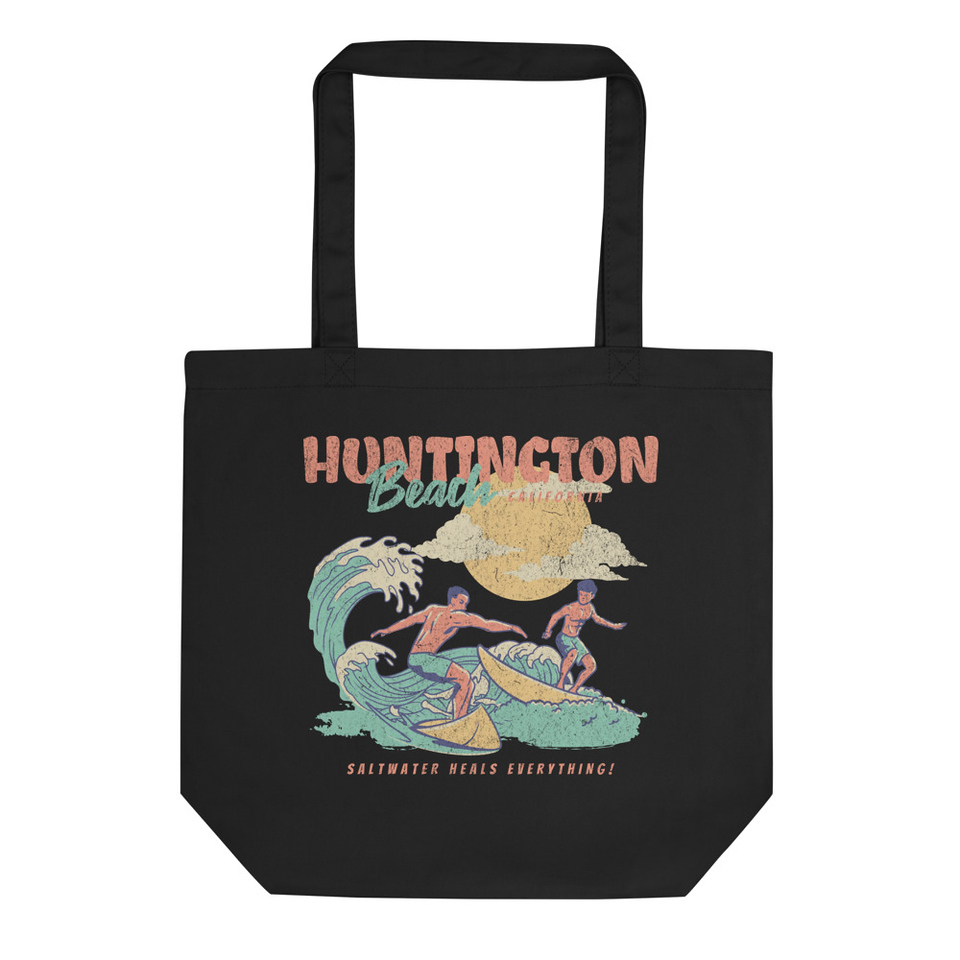 Huntington Beach Eco Tote Bag