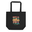 Hello Fall - Halloween Eco Tote Bag