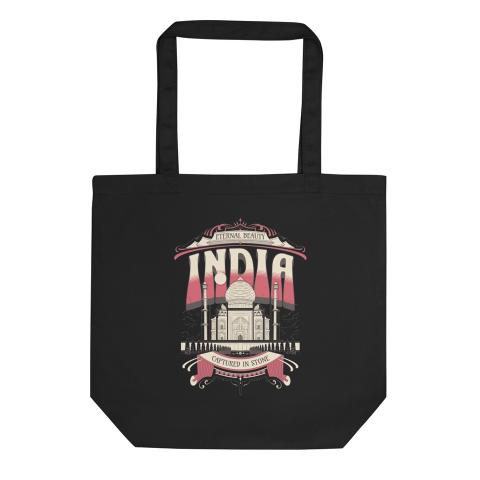 India Captured In Stone Eco Tote Bag