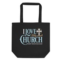 I Love My Church - Christian Eco Tote Bag