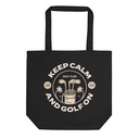 Keep Calm and Golf On Eco Tote Bag