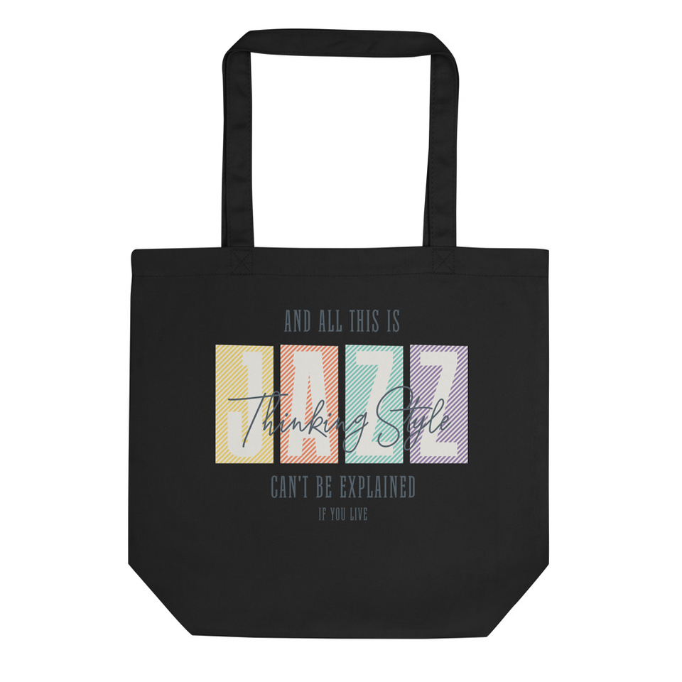 Jazz Thinking Style - Minimalist Eco Tote Bag