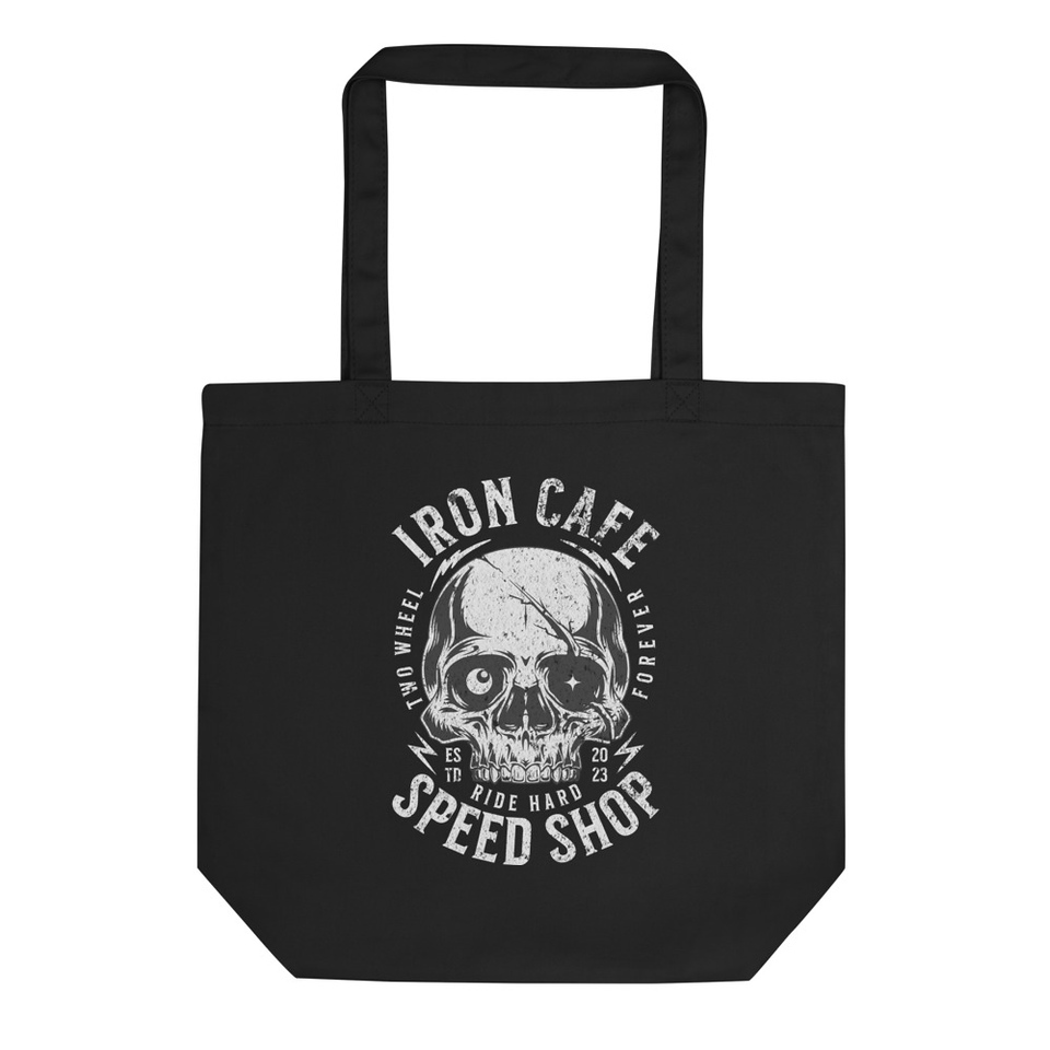 IRON CAFE RIDE HARD Eco Tote Bag