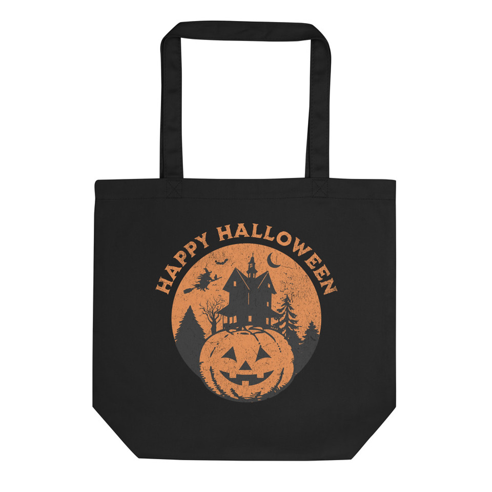 Jack O'Lantern - Haunted Halloween Eco Tote Bag