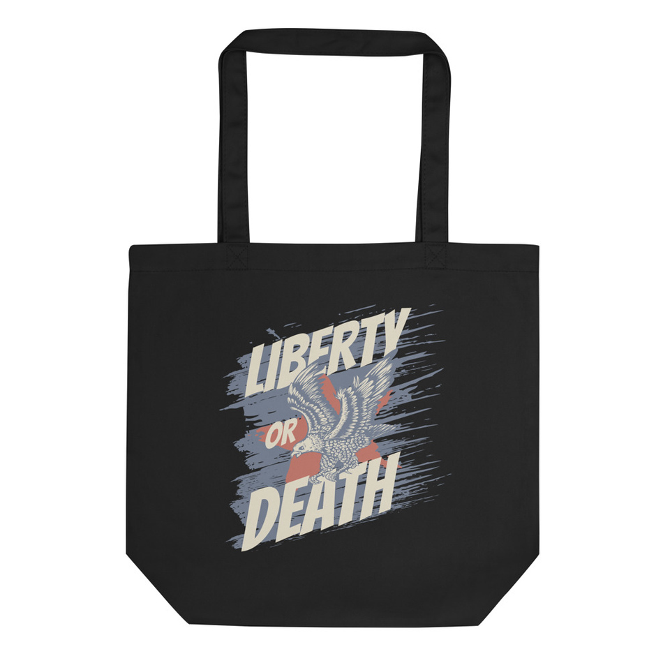 Liberty or Death - Eagle Eco Tote Bag
