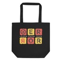Learn From Your Error - Grunge Typography Eco Tote Bag