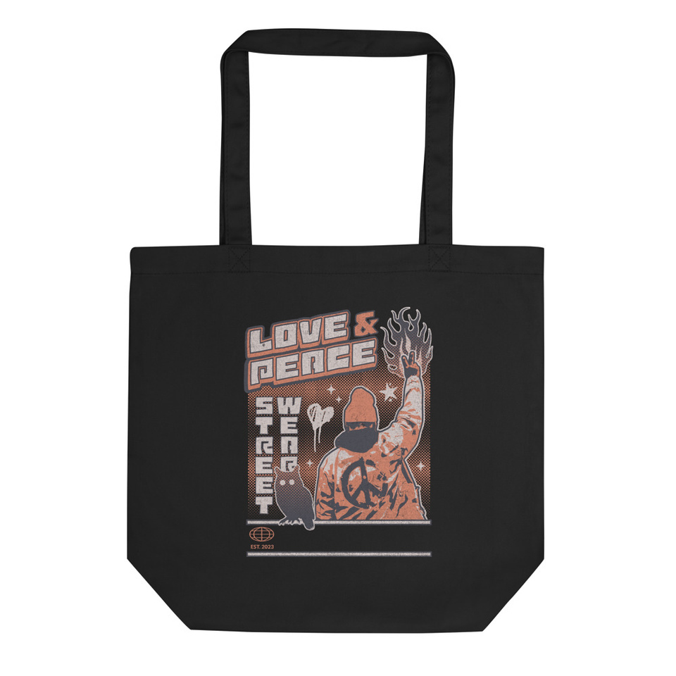 Love & Peace - Streetwear  Eco Tote Bag