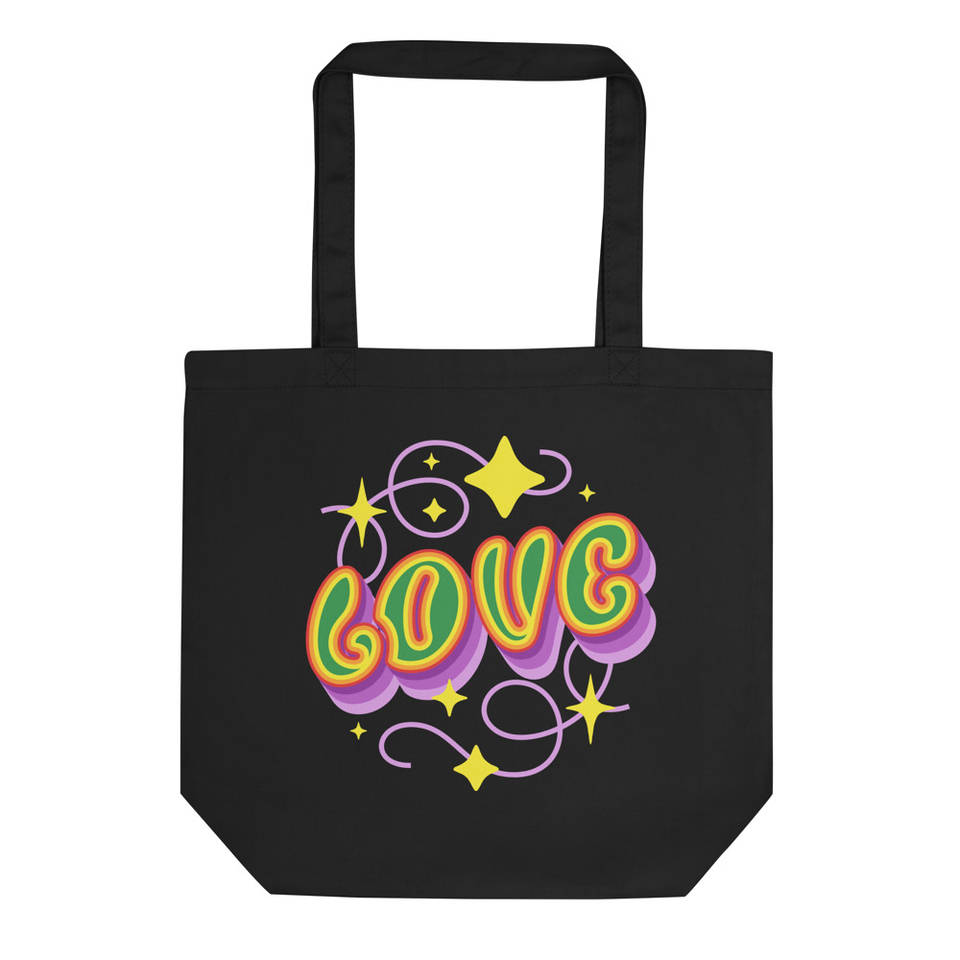 LOVE (3) Eco Tote Bag