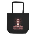 Lighthouse and Waves Eco Tote Bag