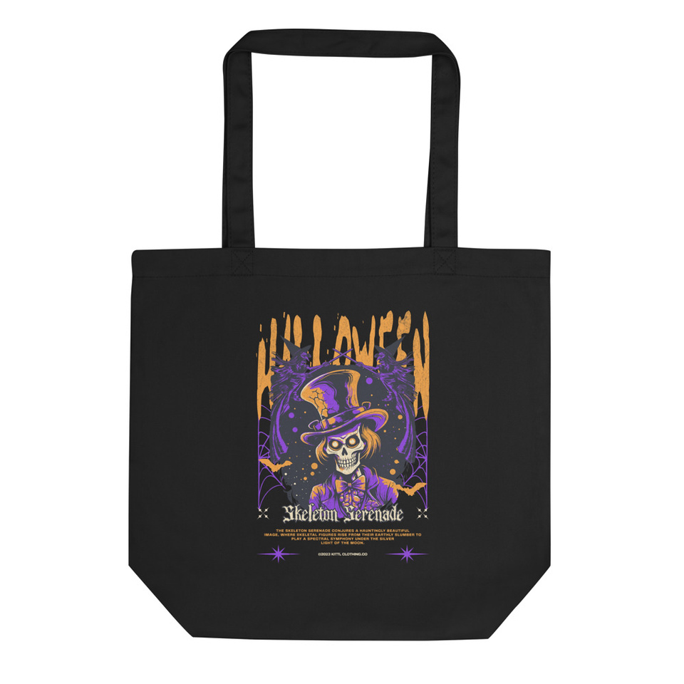 Magician Skeleton Eco Tote Bag