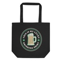 Lucky Drinking Shirt - Beer Mug Eco Tote Bag