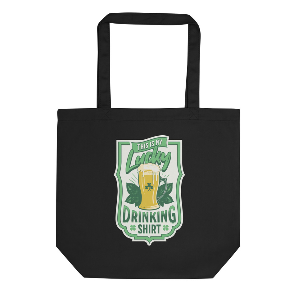 Lucky Drinking Shirt (2) Eco Tote Bag