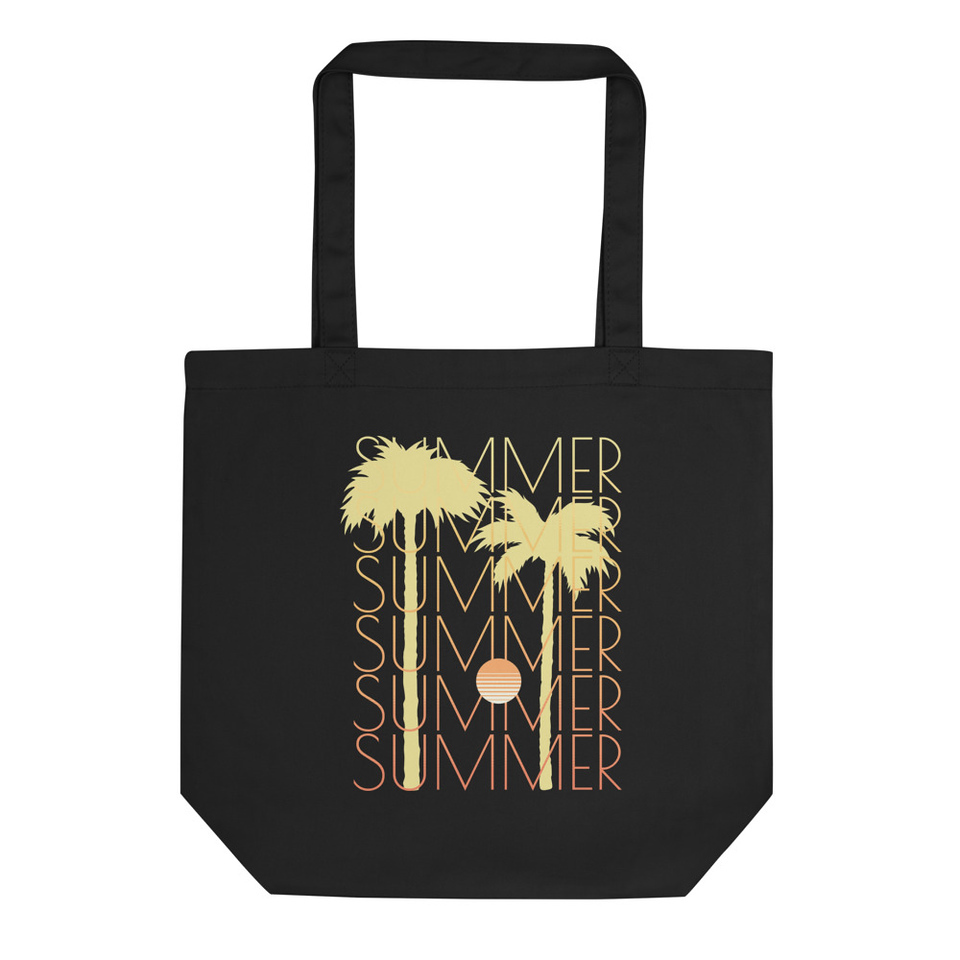 Mnimal Summer - Palm Tree Eco Tote Bag