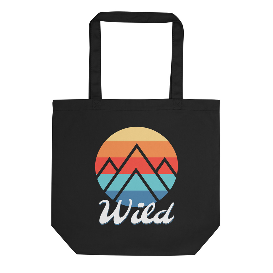 Minimalistic Wild Mountains Eco Tote Bag