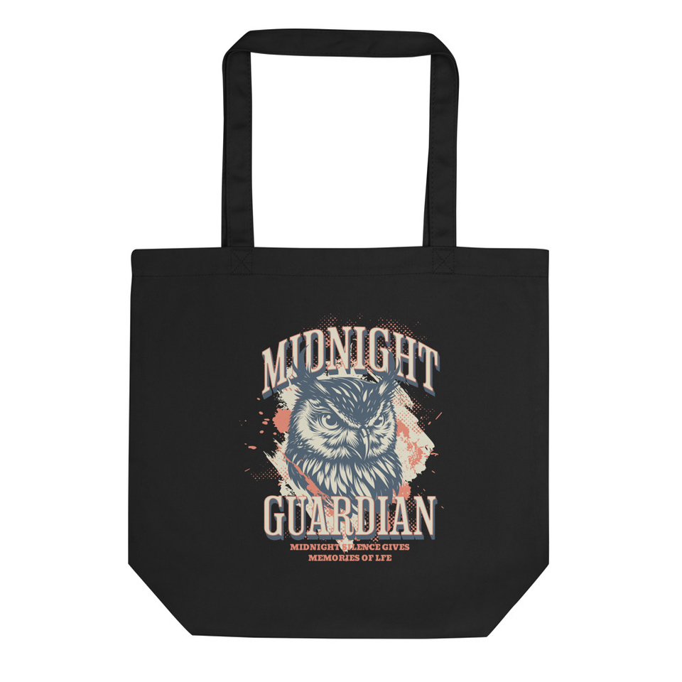 Midnight Guardian Eco Tote Bag