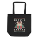 Meow-y Catmas - Funny Holiday Eco Tote Bag