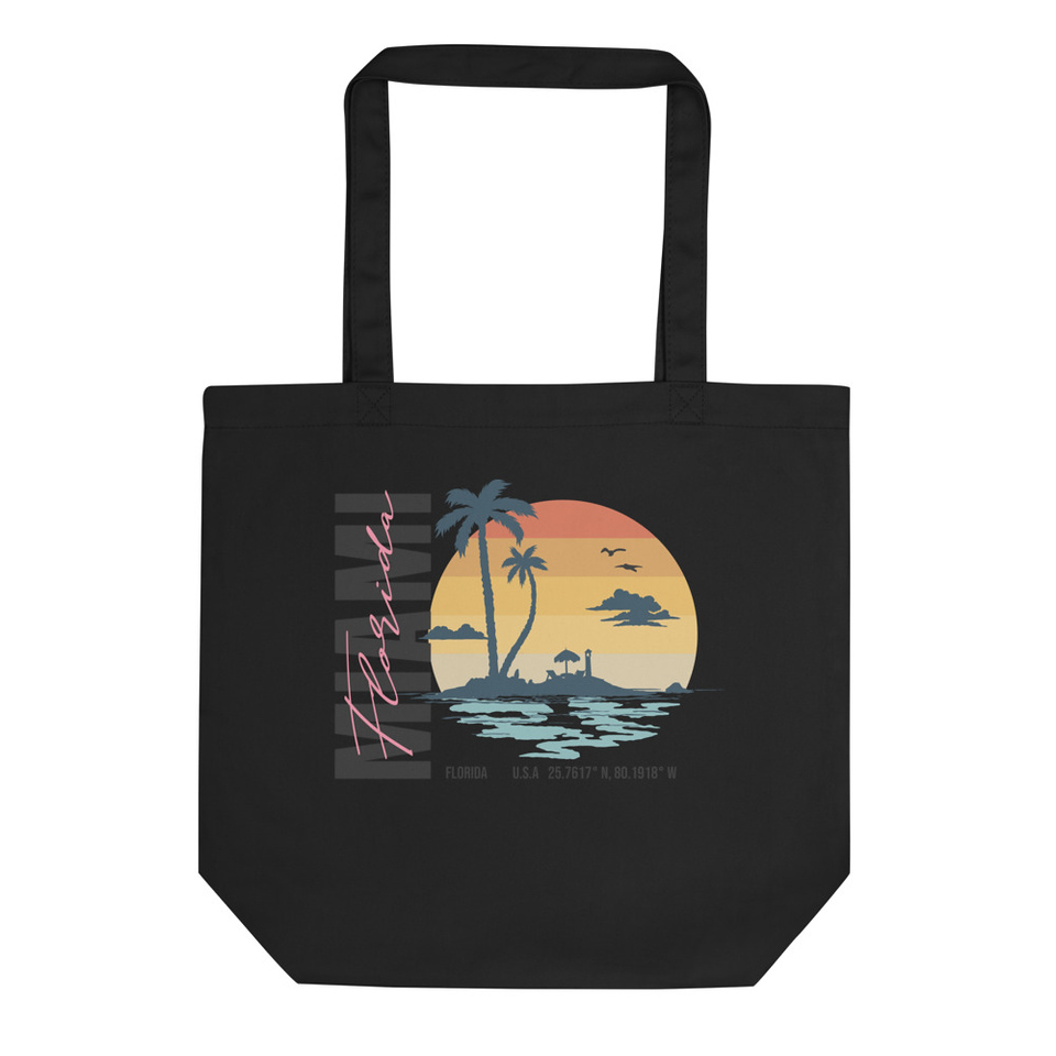 MIAMI BEACH (2) Eco Tote Bag