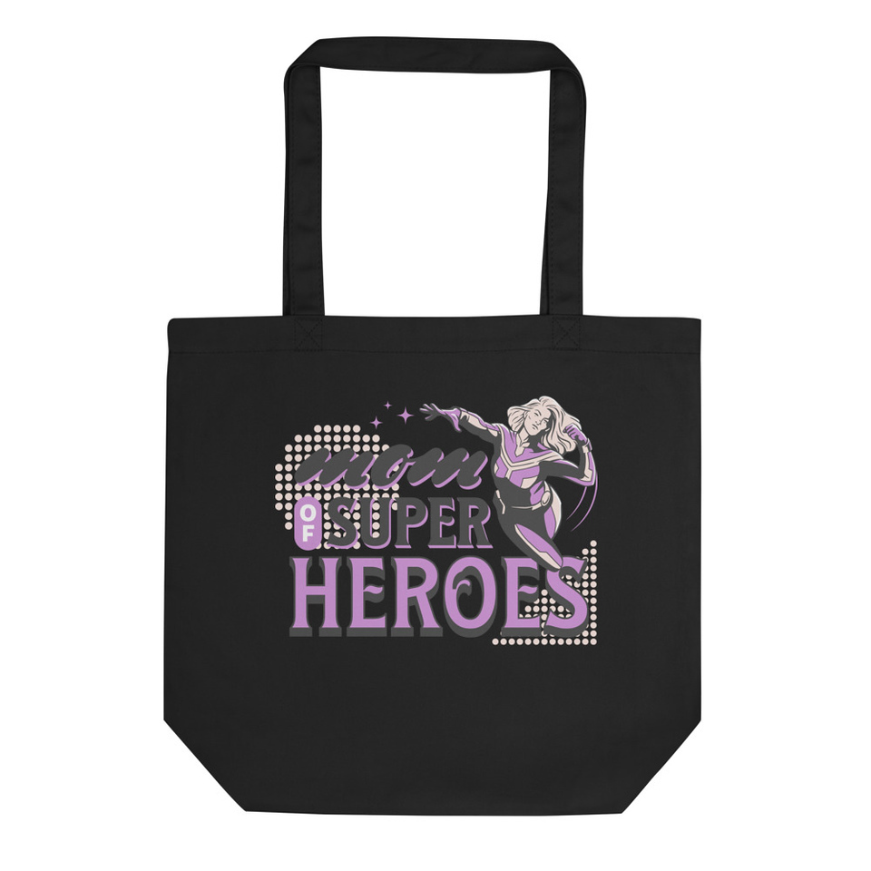 Mom Of Super Heroes - Mother Eco Tote Bag