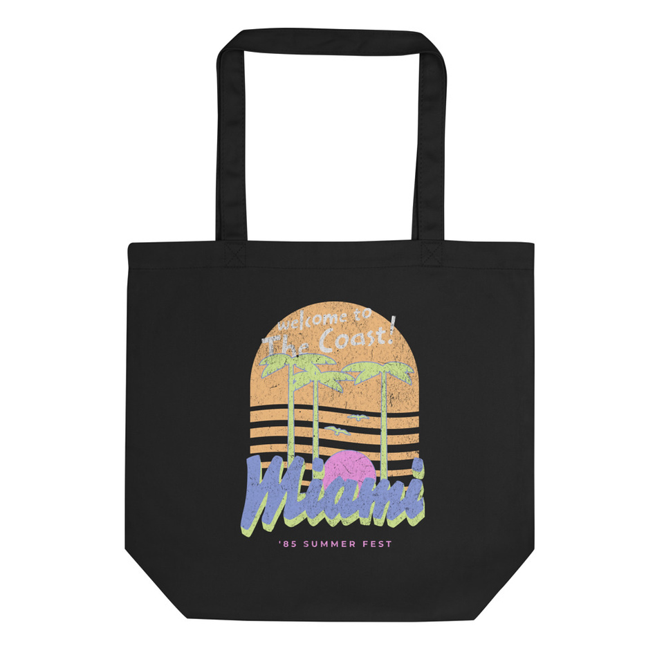 Miami Coast Eco Tote Bag