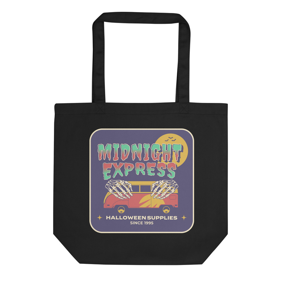 Midnight Express Halloween Supplies - Bus Eco Tote Bag