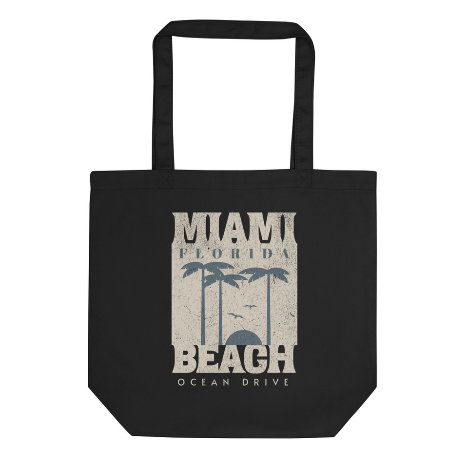 Miami Beach Eco Tote Bag