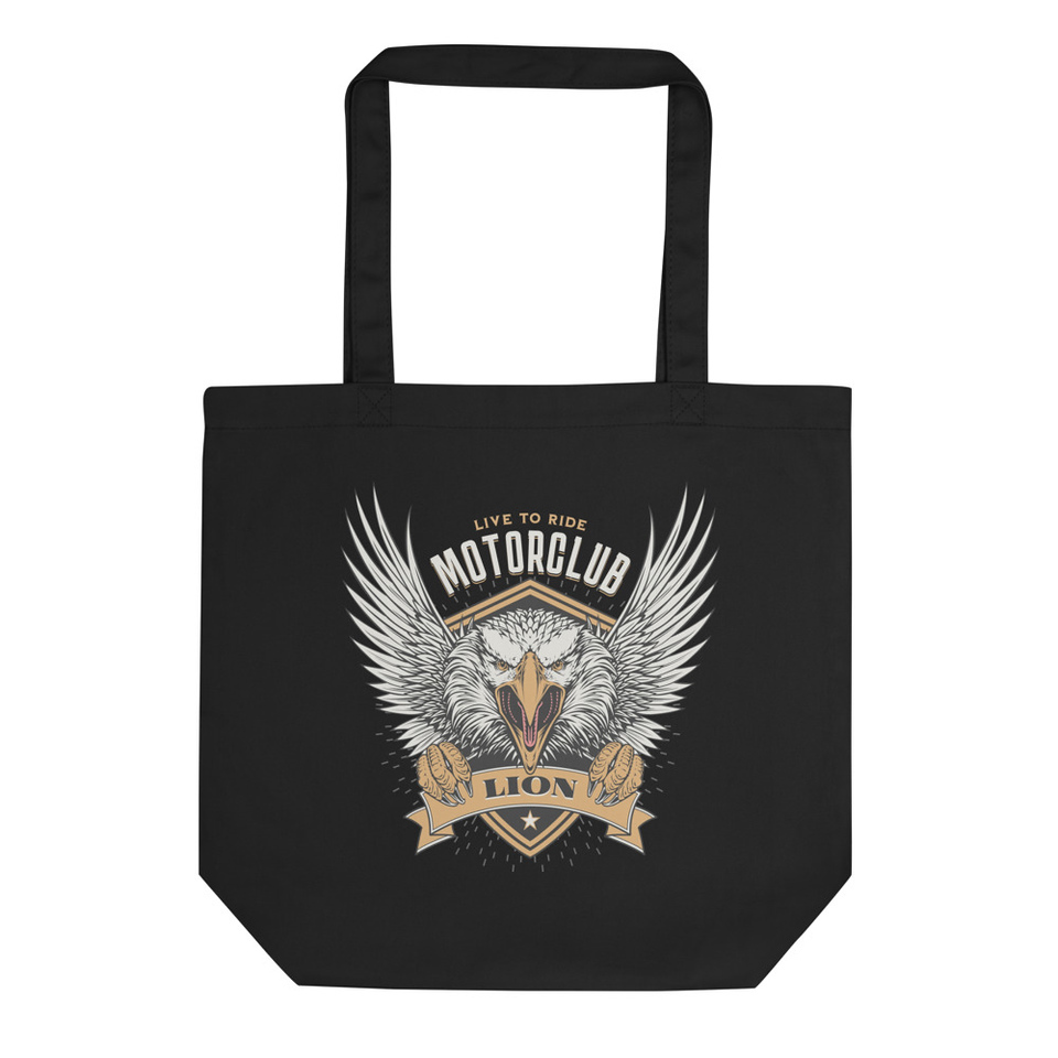 Motorclub Eagle with Wings Eco Tote Bag