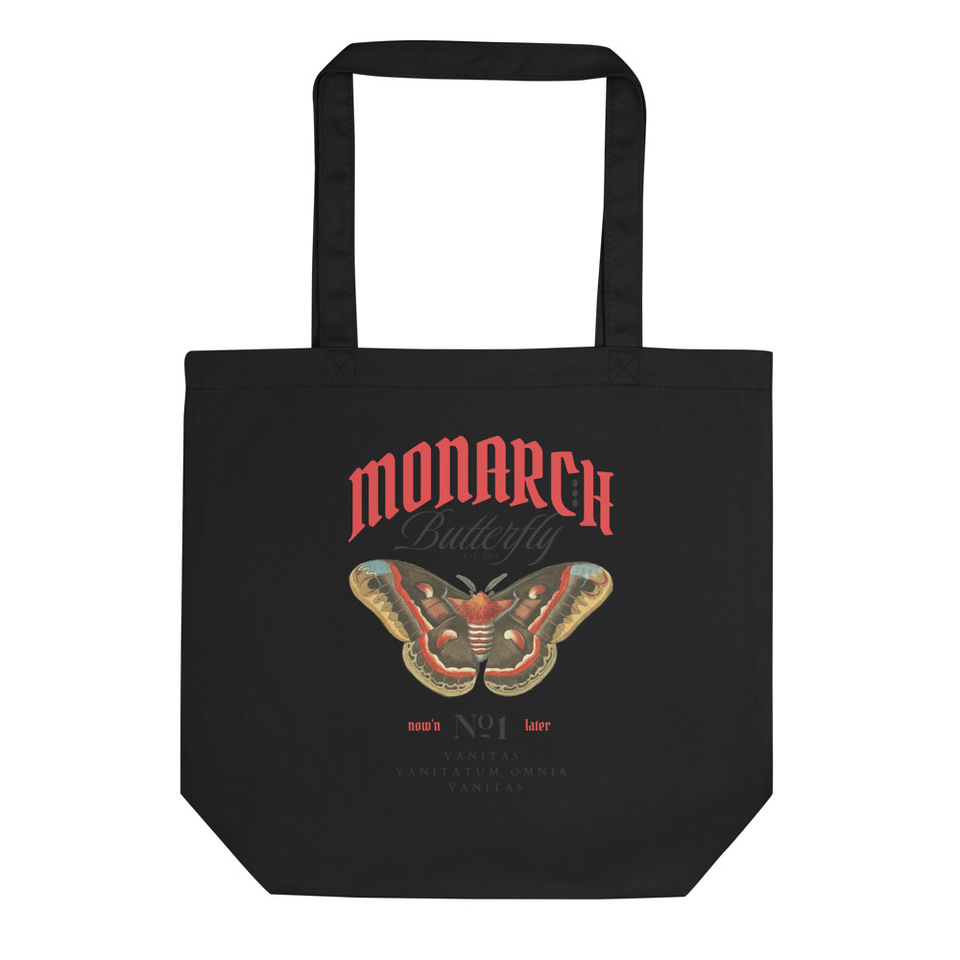 Monarch Butterfly - Minimal Elegant Eco Tote Bag