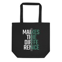 Money Motivational Quote - Modern Typographic  Eco Tote Bag