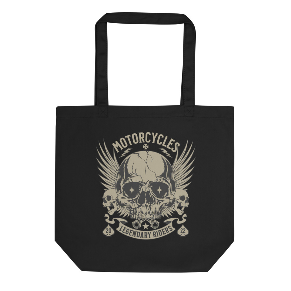 Motorcycles Legendary Riders Eco Tote Bag