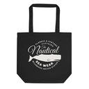 Nautical Sea Wear - Whale Eco Tote Bag