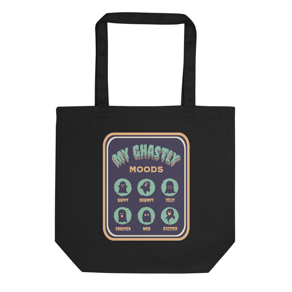 My Ghastly Moods - Humor Ghost Eco Tote Bag