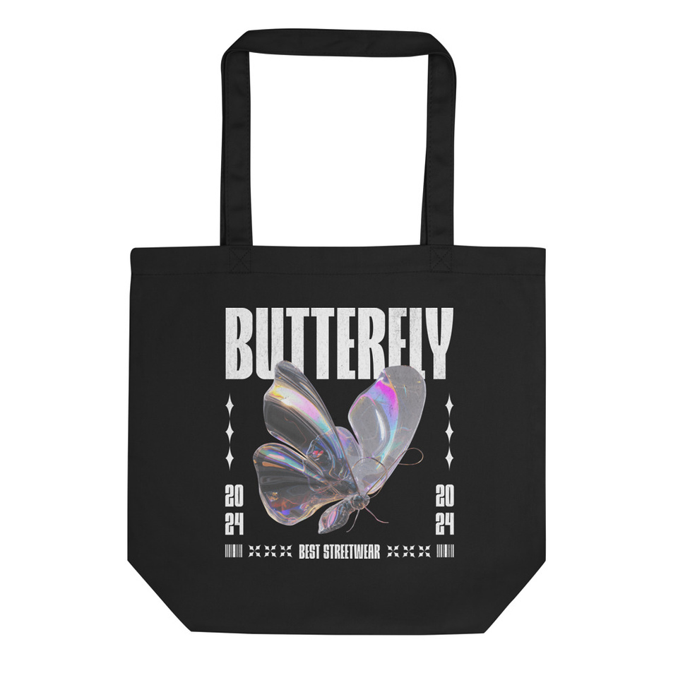 Hologram Butterfly Eco Tote Bag