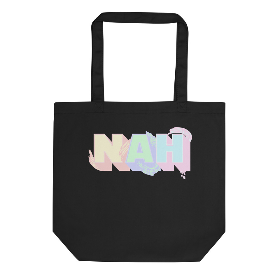 NAH - Pastel Lettering Eco Tote Bag