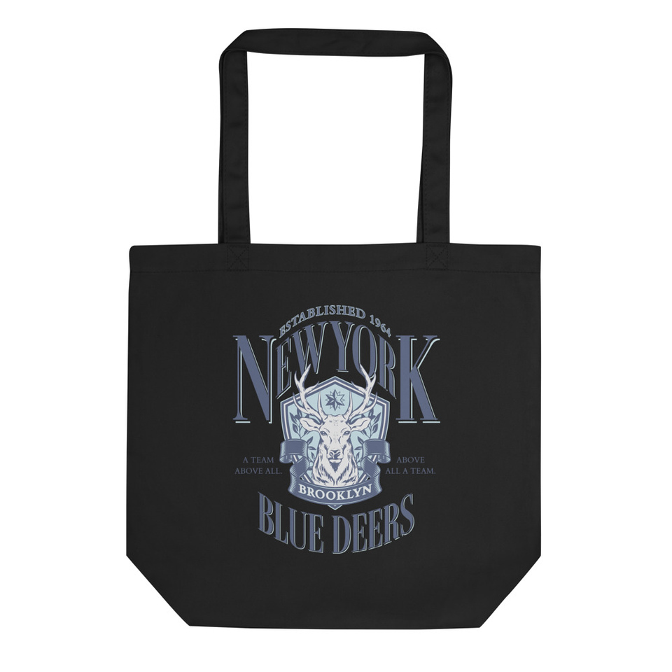 New York Blue Deers - Sports Animal Eco Tote Bag