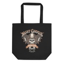 Night Ghosts - Biker Skull Eco Tote Bag
