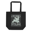 Oh Deer - Ugly Christmas Sweater Eco Tote Bag