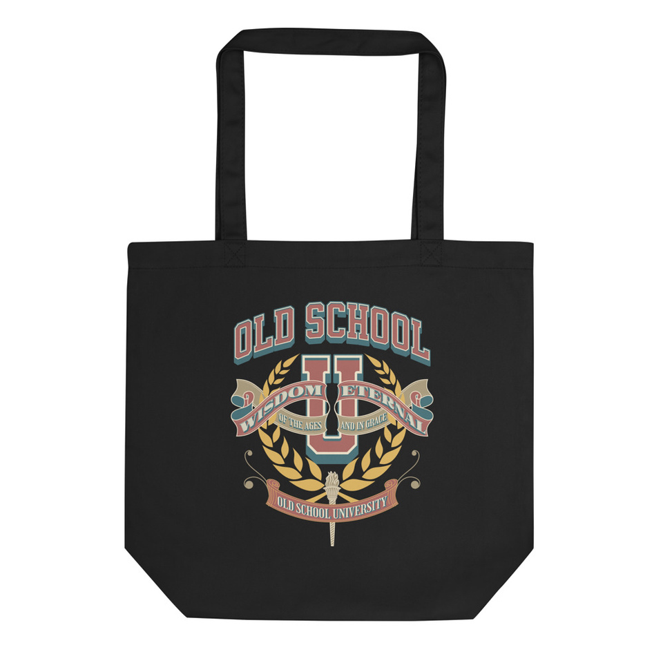 OLD SCHOOL U Eco Tote Bag