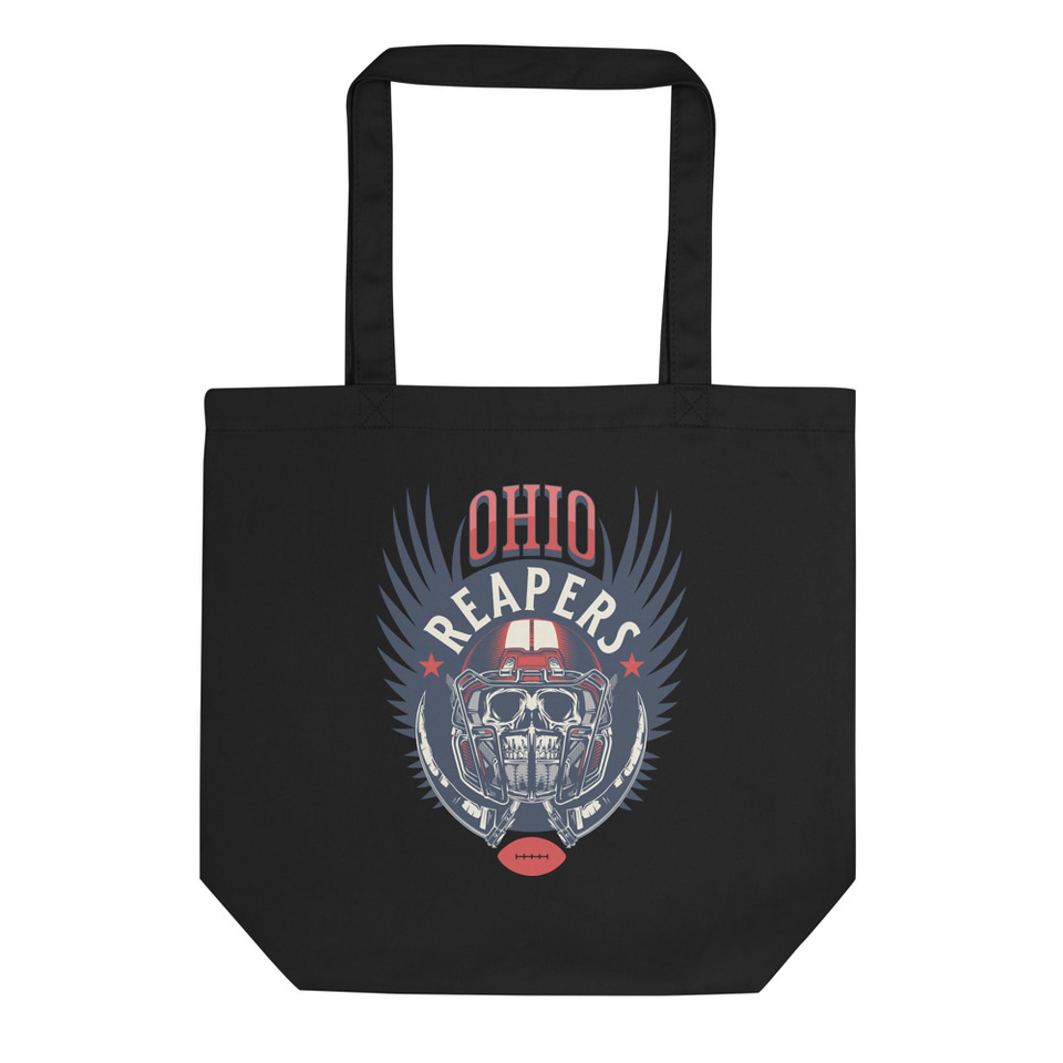 Ohio Reapers - Football Skull Eco Tote Bag