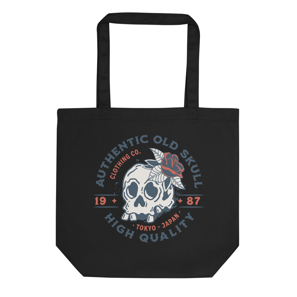 Old Skull - Clothing Apparel Eco Tote Bag