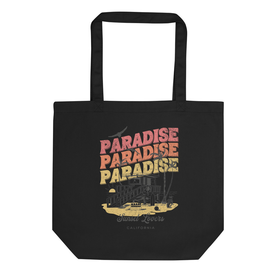 Paradise Sunset Lovers Eco Tote Bag