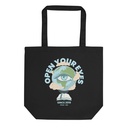 Open Your Eyes - Earth Eco Tote Bag