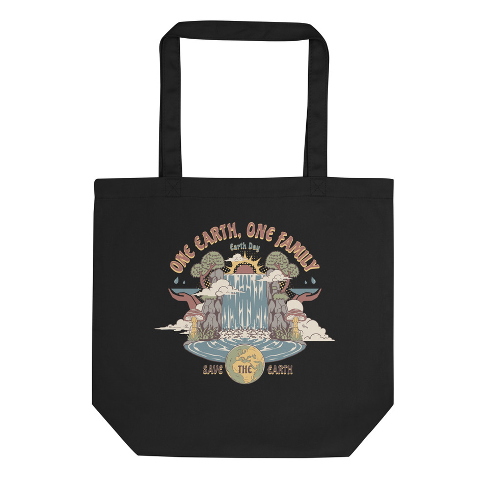 ONE EARTH, ONE FAMILY Eco Tote Bag