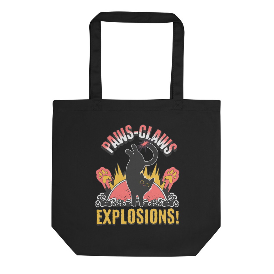 Paws Claws Explosions Eco Tote Bag