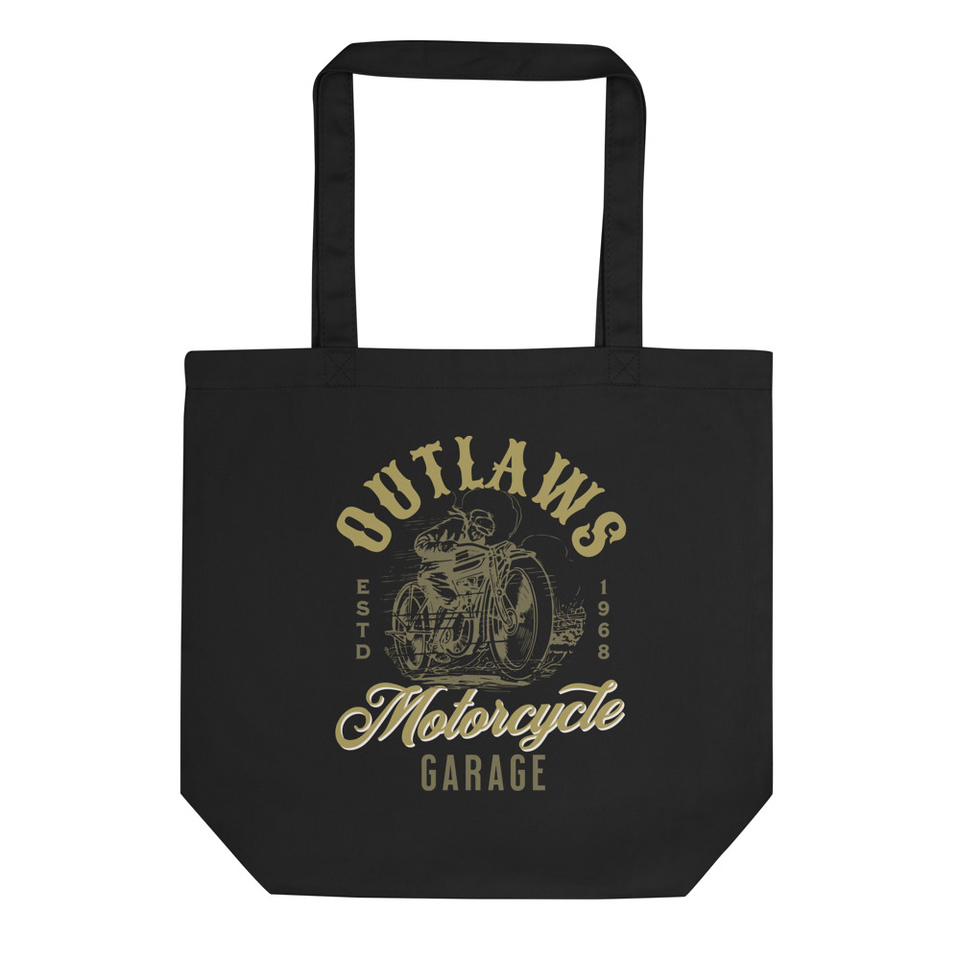 Outlaws Motorcycle Garage - Biker  Eco Tote Bag