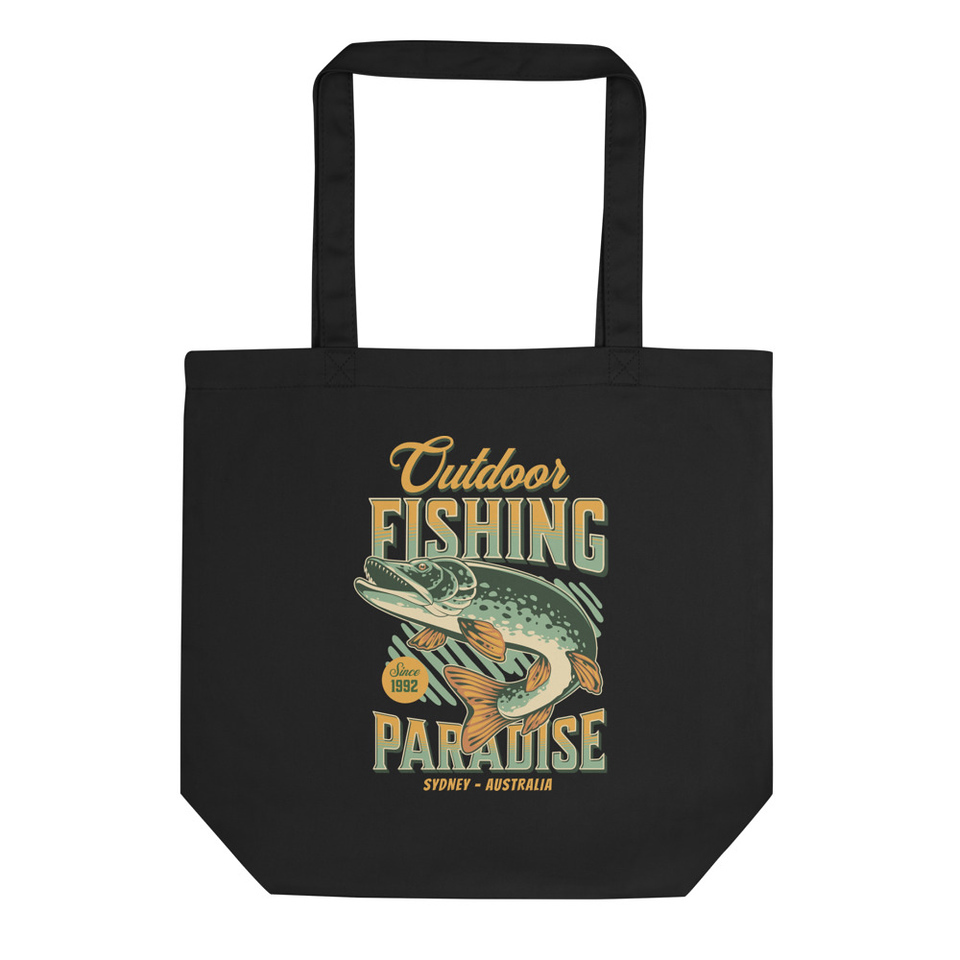 Outdoor Fishing Paradise - Sports Apparel Eco Tote Bag