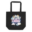 Peace - Colorful Good Vibes Eco Tote Bag