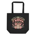 Peace Now - Hippie Girl Eco Tote Bag