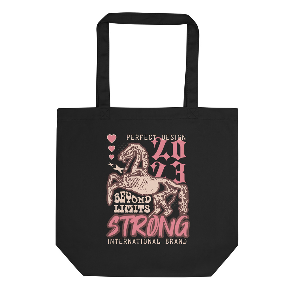 Pixel Horse - Animal Streetwear Eco Tote Bag